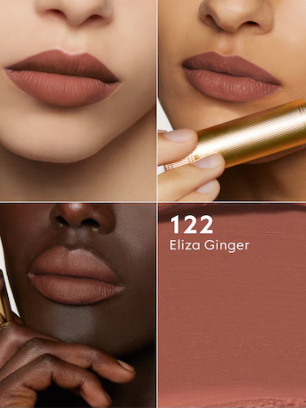 Gucci Eliza Ginger 122 velvet matte lipstick